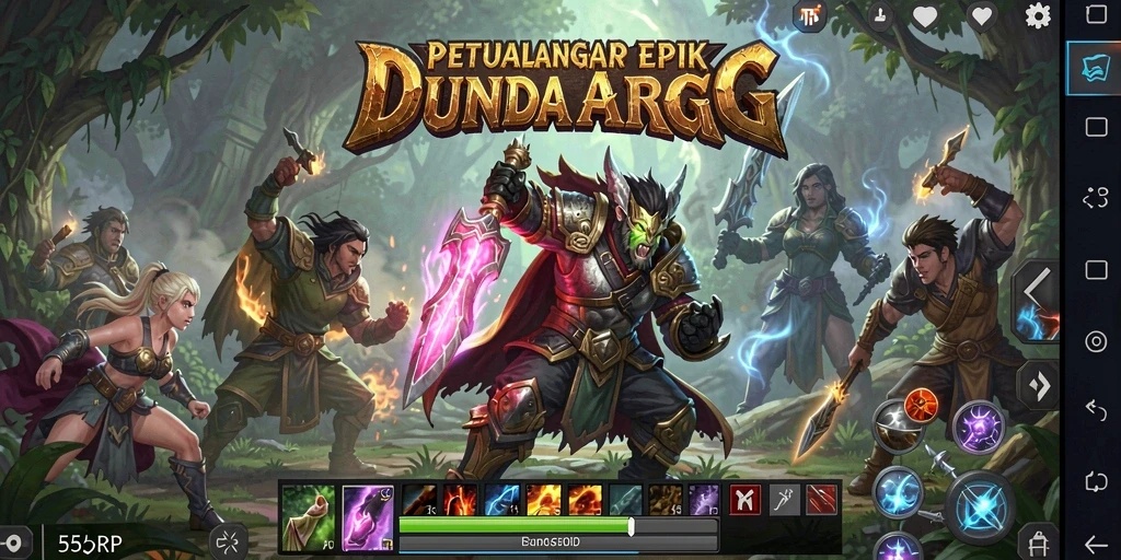 Gameplay mendebarkan dari 55RP dengan petualangan ARPG.