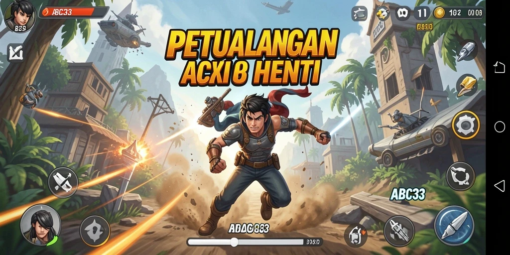 Screenshot gameplay <strong>ABC33</strong> yang menunjukkan aksi mendebarkan.