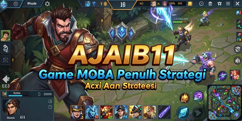 Tangkapan layar menunjukkan pertempuran intens di AJAIB11.