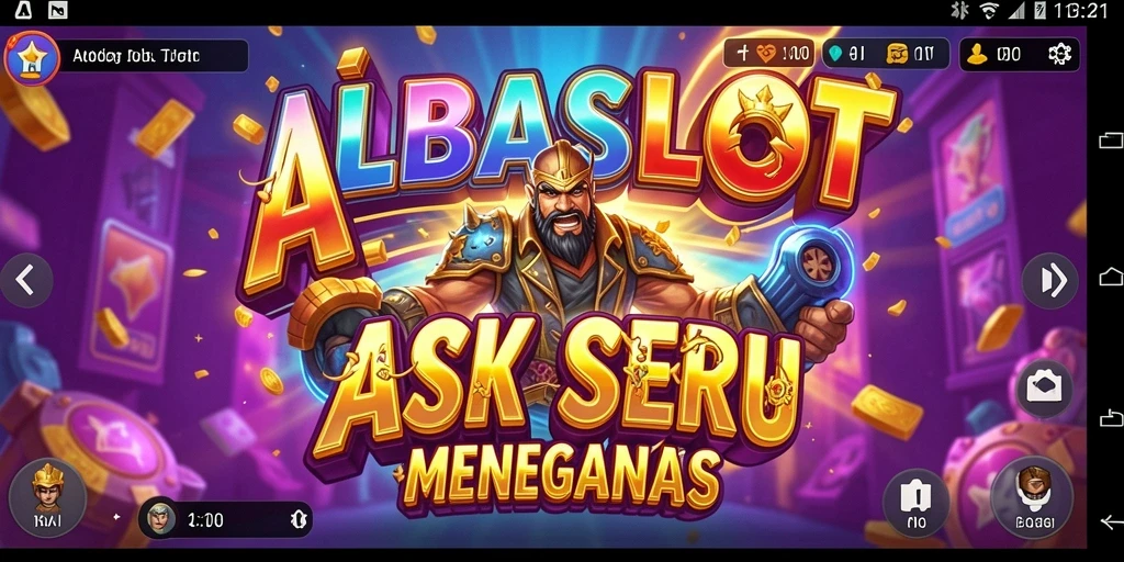 Tampilan aksi seru dalam gameplay ALBASLOT