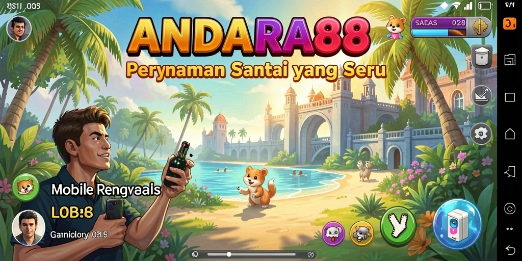 Screenshot utama ANDARA88 menunjukkan gameplay seru dan menyenangkan.