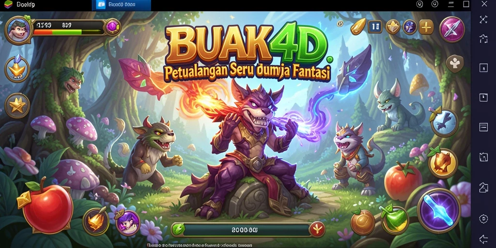 Screenshot BUAH4D menampilkan pertarungan epik dan grafik yang memukau.