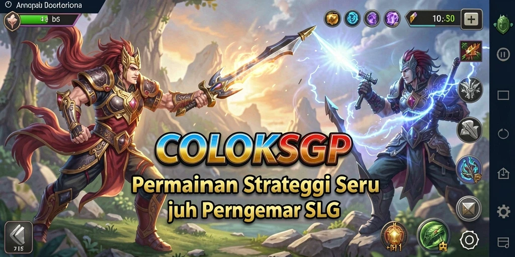 Screenshot gameplay COLOKSGP menampilkan momen strategis mendebarkan.