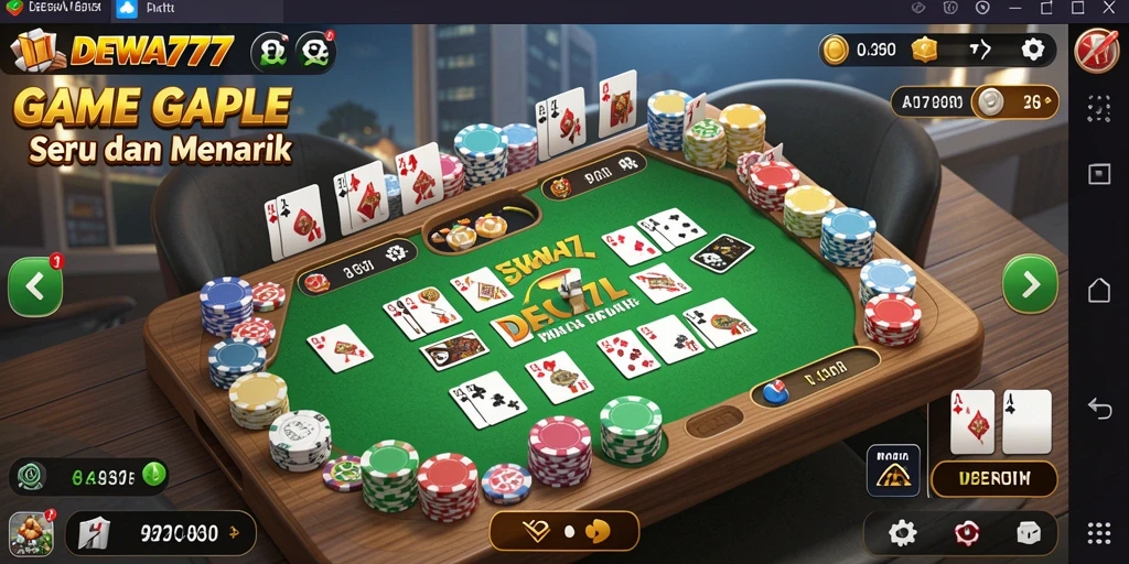 Tampilan gameplay DEWA777 yang menarik dan seru.