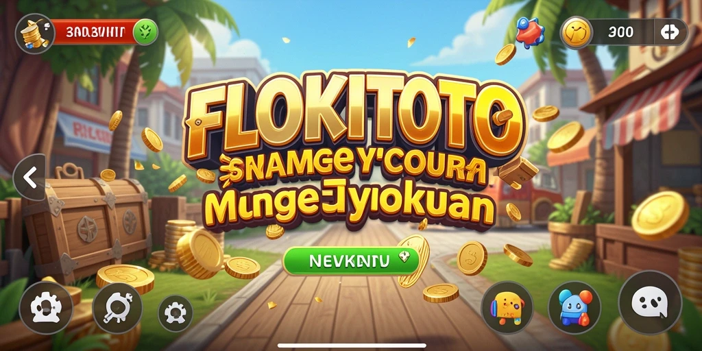 Tampilan gameplay menarik dari FLOKITOTO yang menggambarkan keseruan Tycoon.
