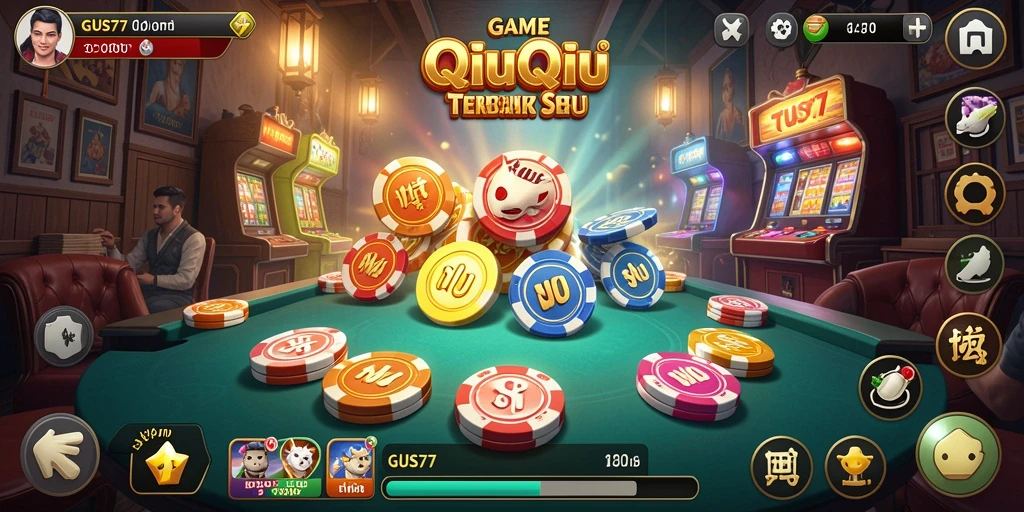 Tampilan Gameplay Seru GUS77 dalam QiuQiu