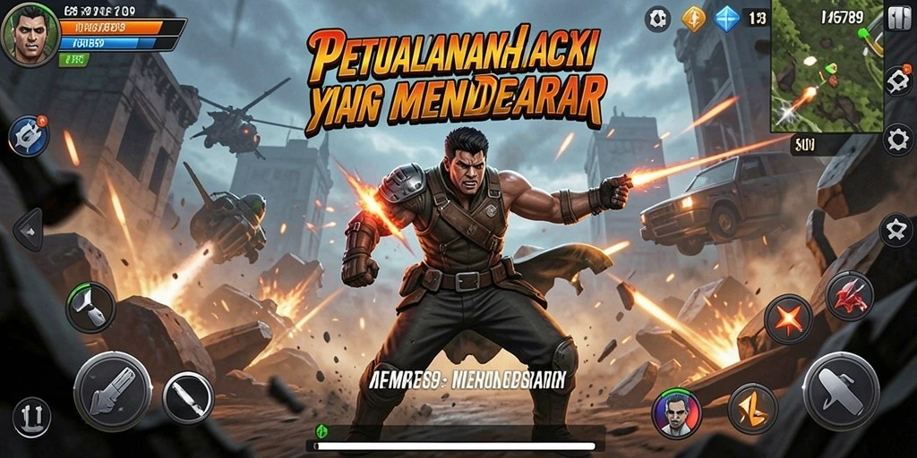 Screenshot gameplay <strong>JP6789</strong> menunjukkan aksi pertarungan yang penuh intensitas.