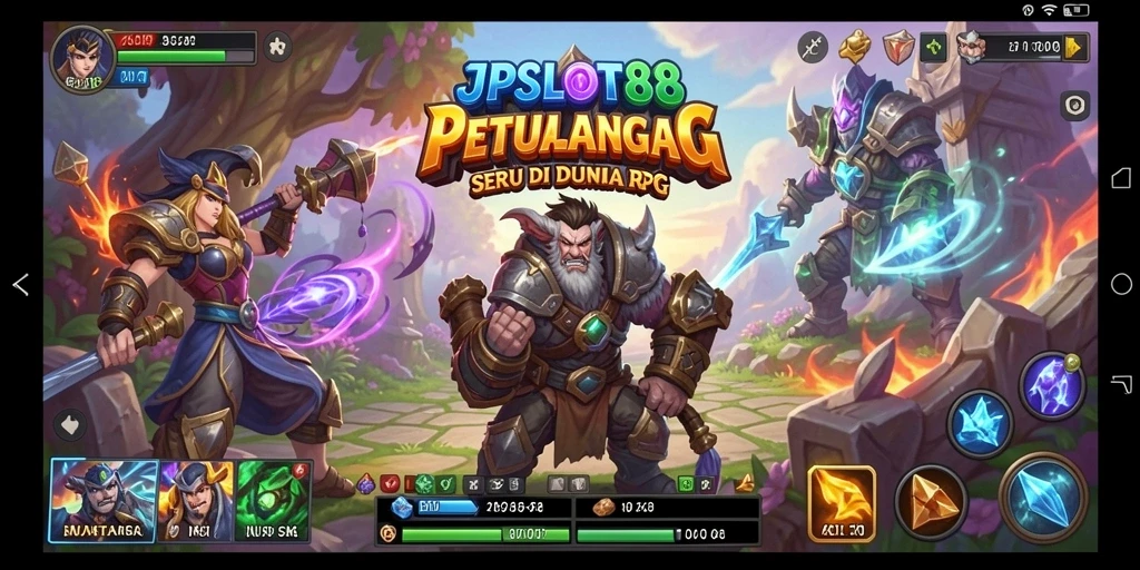 Tampilan gameplay seru JPSLOT88 dengan karakter yang menakjubkan.