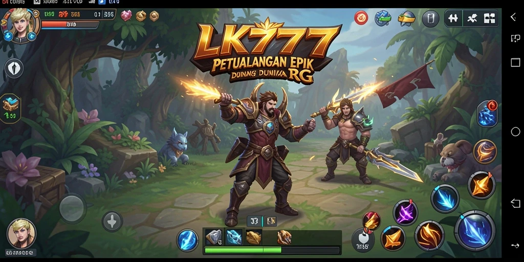 Tampilan gameplay LK777 dengan karakter dan petualangan RPG yang menakjubkan.