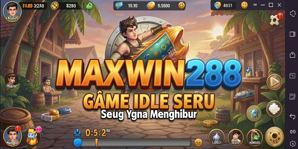 Tampilan gameplay MAXWIN288 yang menarik dan interaktif.