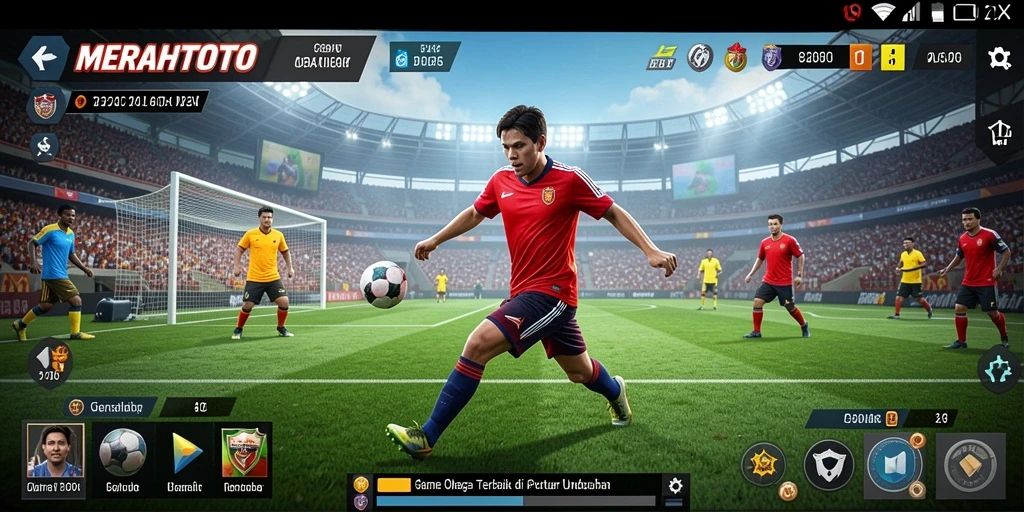 Tampilan gameplay MERAHTOTO yang menantang dan seru.