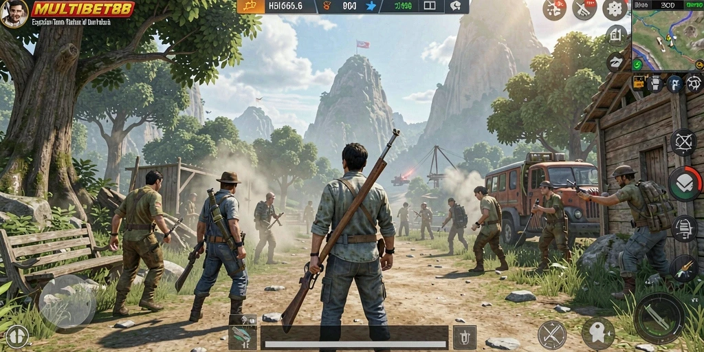 Tampilan gameplay MULTIBET88 dalam dunia terbuka yang memukau.