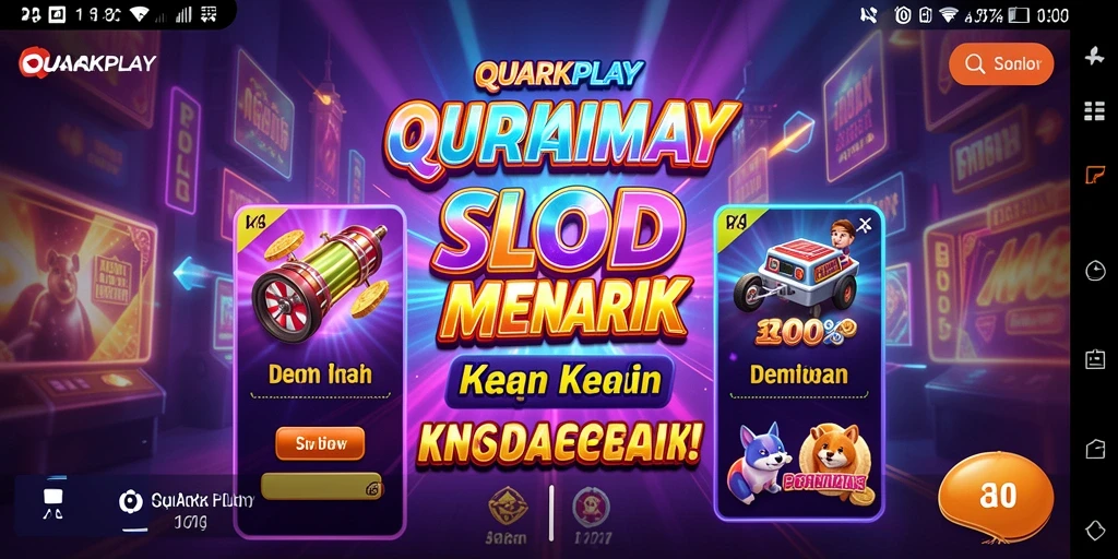 Tampilan gameplay slot yang seru dan menarik di QUARKPLAY.