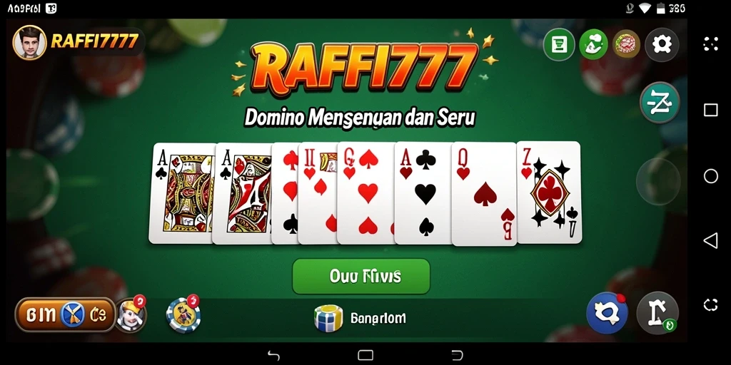 Gameplay seru dan interaktif pada RAFFI777 dengan tampilan menarik.