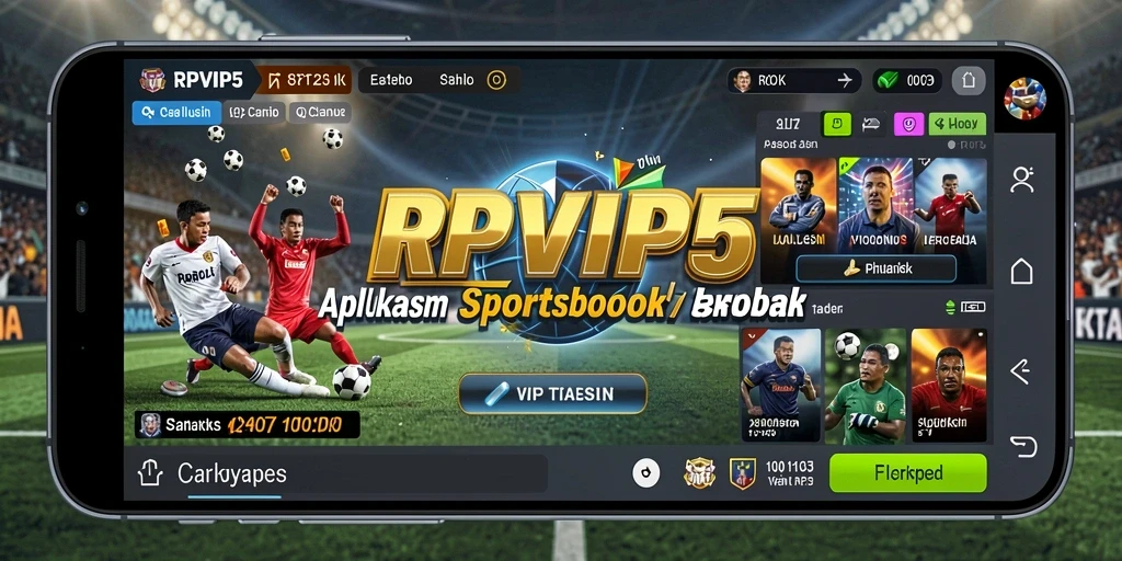 Tampilan utama RPVIP5 dengan antarmuka Sportsbook yang menyenangkan.