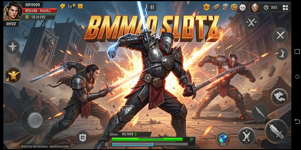 Gameplay seru dengan pertarungan yang intens di RR999.