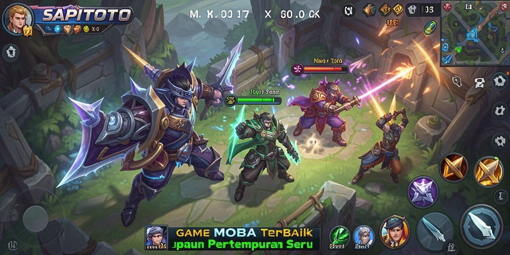 Tangkapan layar gameplay <strong>SAPITOTO</strong> menampilkan aksi pertempuran yang intens dan seru.