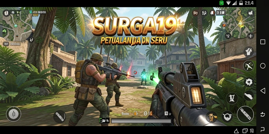 Tampilan menarik dari pertempuran dalam SURGA19 yang intens.